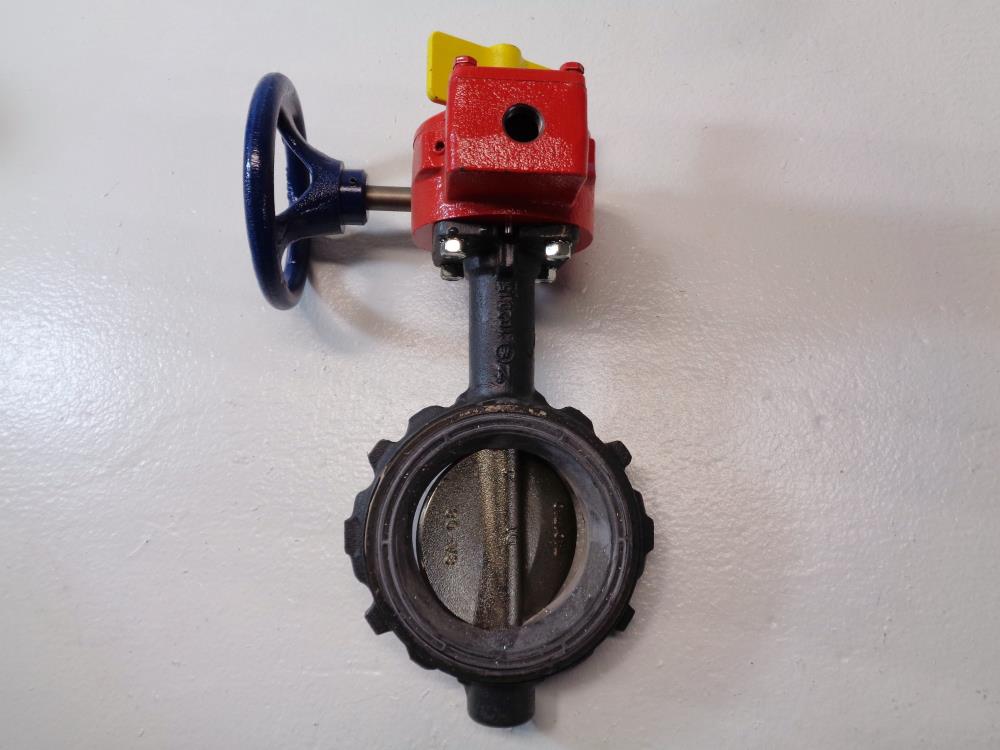 Nibco 4" Wafer Style Butterfly Valves, Ductile Iron WD-3510-4